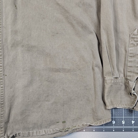 Remington Work Shirt Large Heavy Twill Grunge Biker Mechanic Utility Outdoor - Picture 13 of 14